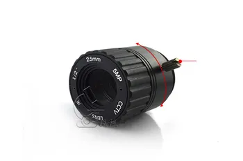 

AIBOULLY AU-8 Security Surveillance Lens 6mm CS interface 5 Megapixels Machine Vision Lens Manual Focus Mini Lens 12mm16mm25mm