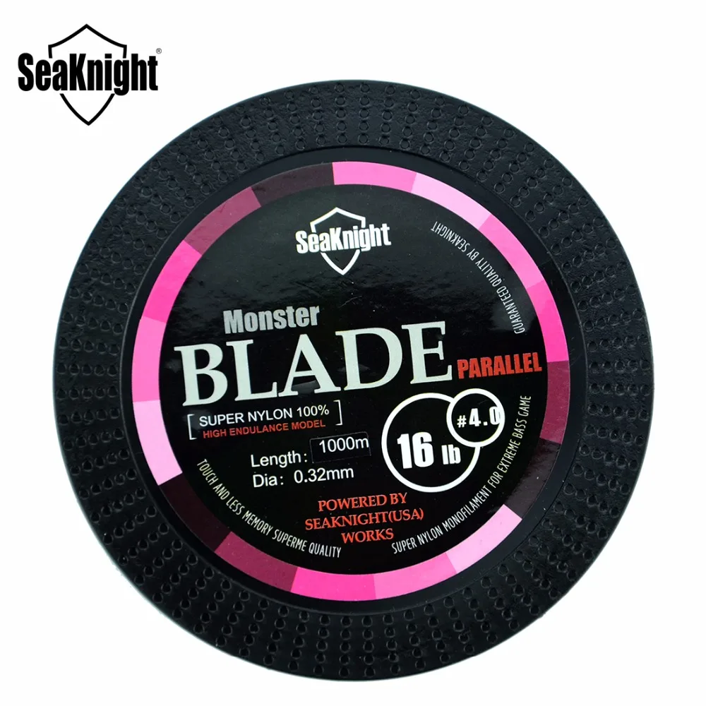SeaKnight BLADE 500 м 1000 нейлоновая леска 2 35LB японская моноволокная супер сильная
