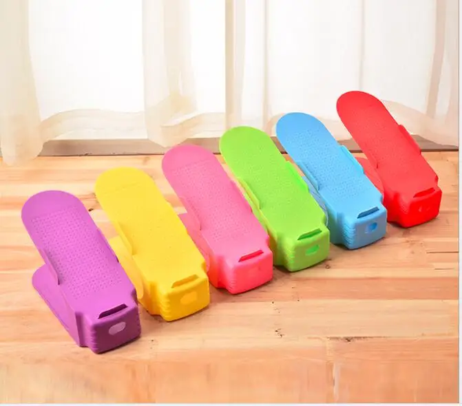 5 pc دولاب أحذية حذاء المنظمون خزانة الأحذية الفضاء التوقف خزانة خذاء Schoenenrek Rangement Chaussure المنظم الجرف