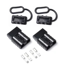 A0190 пара 50A 600 в Anderson Стиль Мощность разъем с 2 контактами(черный