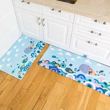 Коврик в ванной удобный Впитывающее кухонное ковровое покрытие для гостиной, прихожая, набор ковриков для ванной, кухонные двери, нескользкие ковры