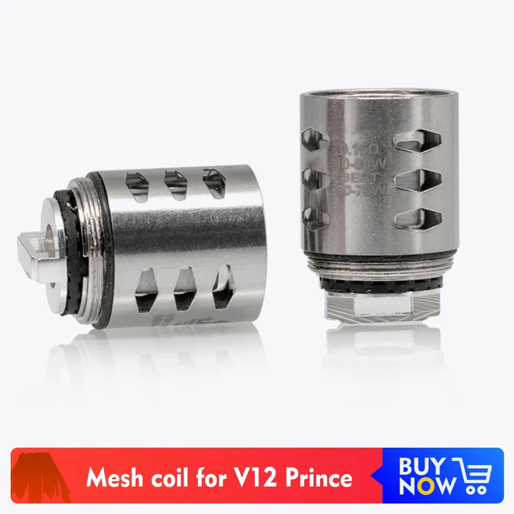 

1pc Volcanee Mesh Coil for TFV12 Prince / TFV12 Prince Cobra Edition Tank / Resa Prince Tank Atomizer