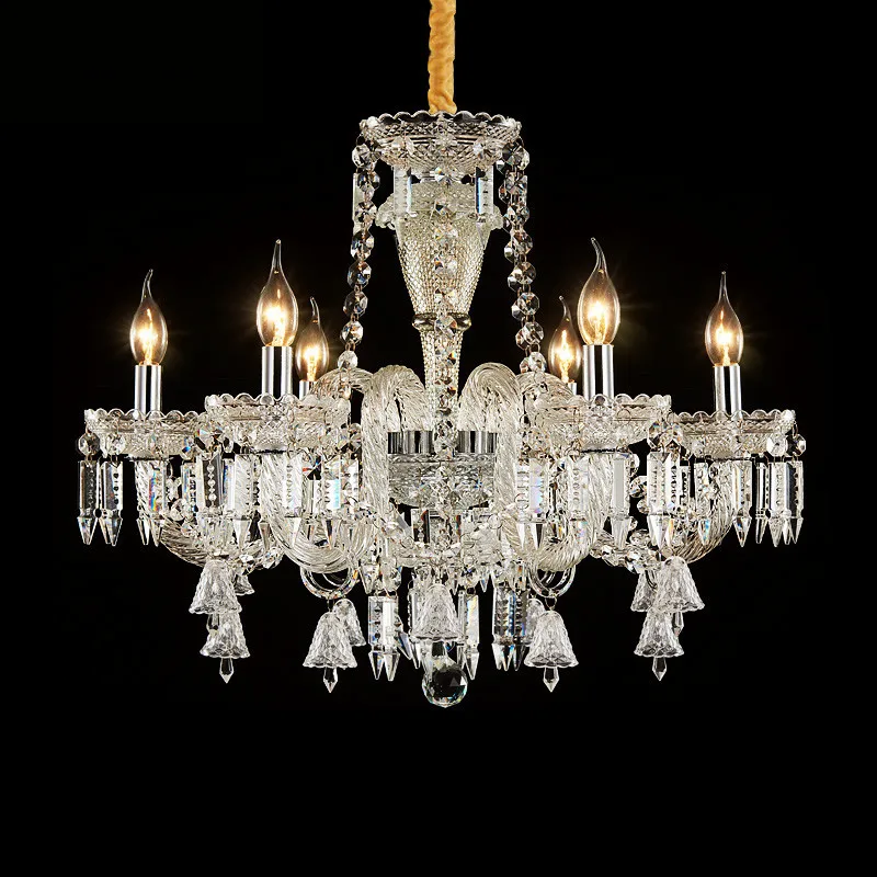 

Modern chandelier for Living room Bedroom lamparas de techo K9 crystal Light Suspension led Large crystal chandelier lighting
