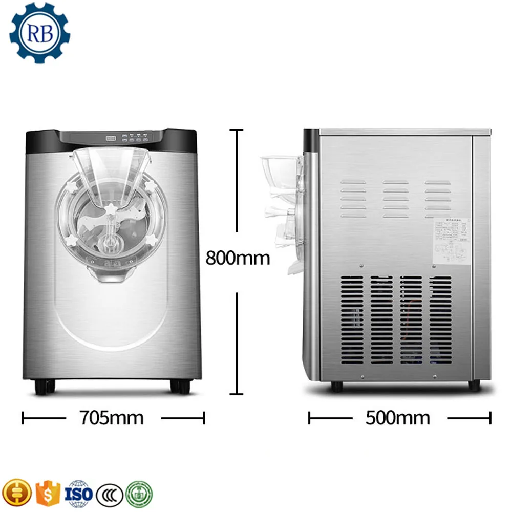 Электрические итальянский твердое мороженое морозильник для мелкофасованного продукта машина для gelato Мороженое и сорбет