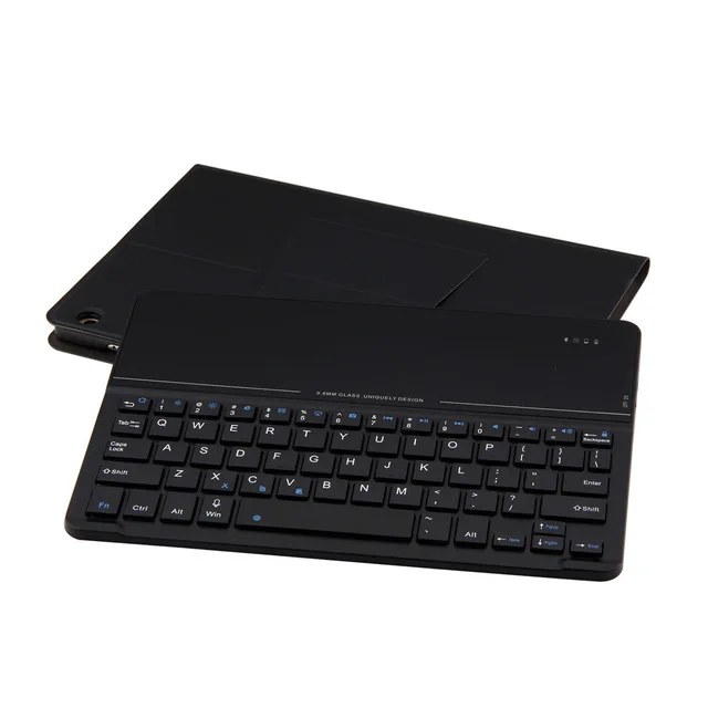 Для huawei MediaPad M3 Lite 10 10,1 BAH-W09 BAH-AL00 Bluetooth клавиатура портфель чехол-книжка+ подарок - Цвет: Black