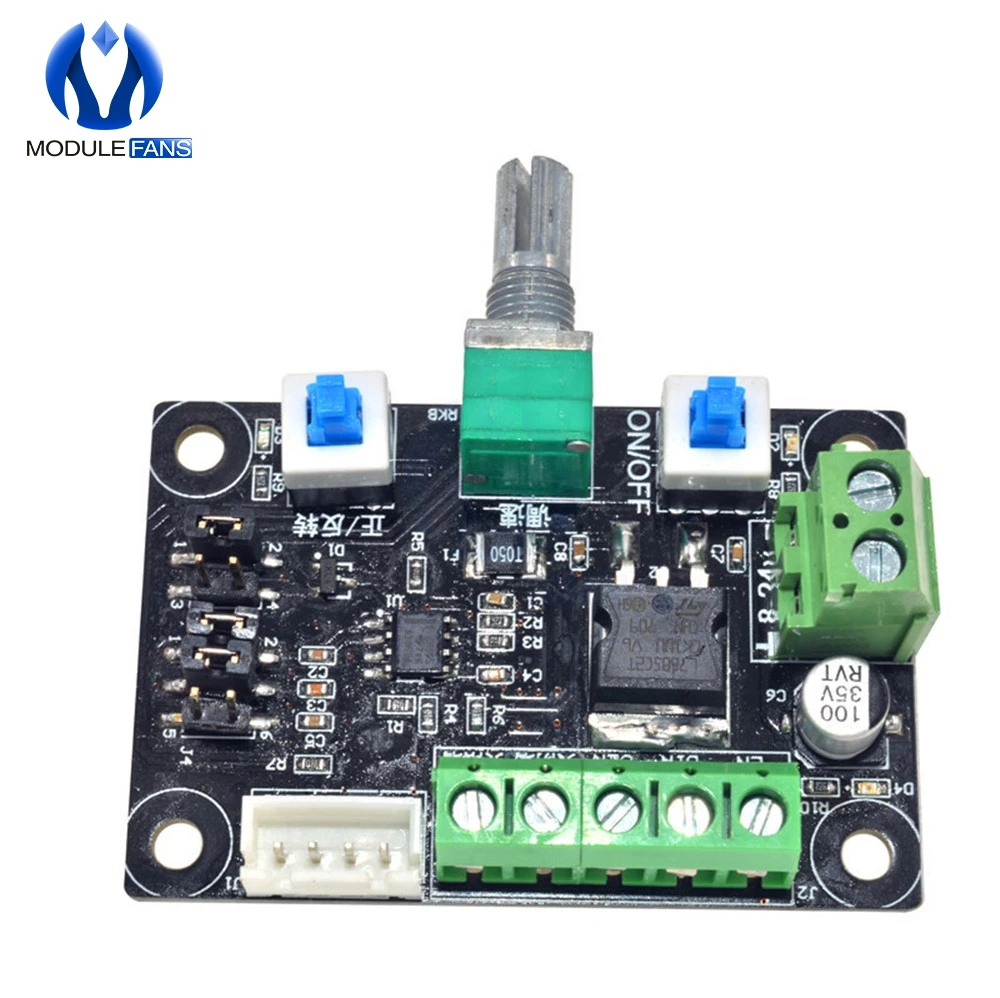 Шаг Драйвер шагового двигателя привода Управление; PWM Генератор импульсных сигналов Скорость Управление 12 V-24 V, зарядная Модульная плата переключатель
