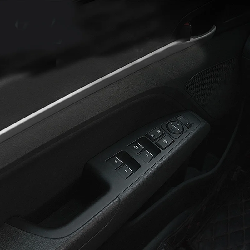 Vtear для Hyundai Elantra переключатель двери и окна кнопка подъема крышка отделка