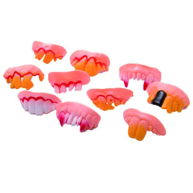 Funny Fake Teeth The Perfect Trick Toy for Halloween Parties
