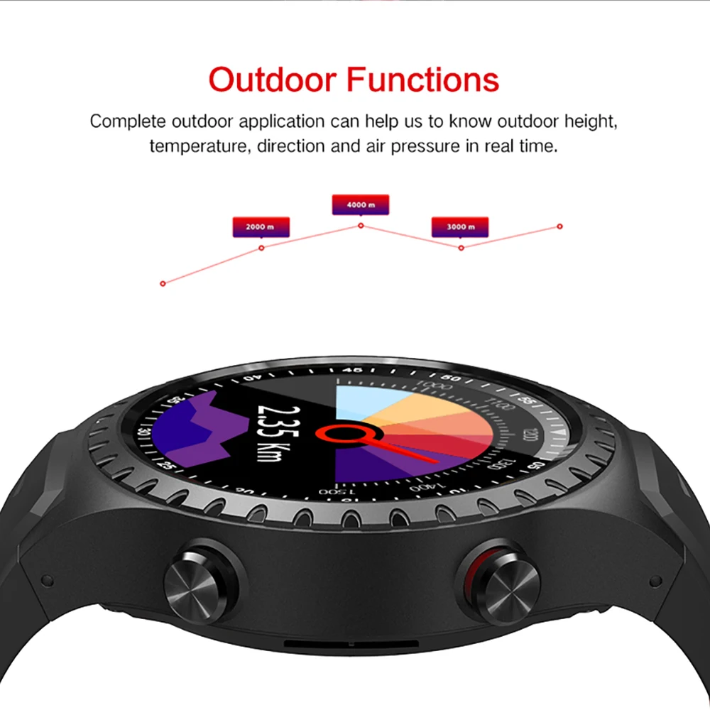 SMA-M1 gps спортивные умные часы мульти-спортивный режим компас Высота Открытый Bluetooth Смарт часы для мужчин и женщин звонок браслет-напоминатель