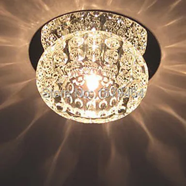 

LED Modern k9 Crystal New Style Ceiling Lamp G4 5 W Free Shipping