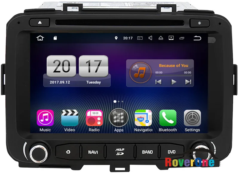 For Kia Carens 2013 2014 2015 Android 7.1 Car Multimedia System Auto