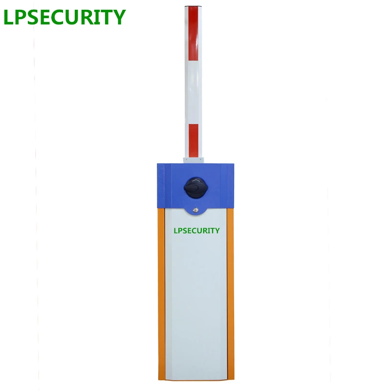

LPSECURITY high speed expressway vehicel access control car park barrier system with 1s opening 3m boom arm