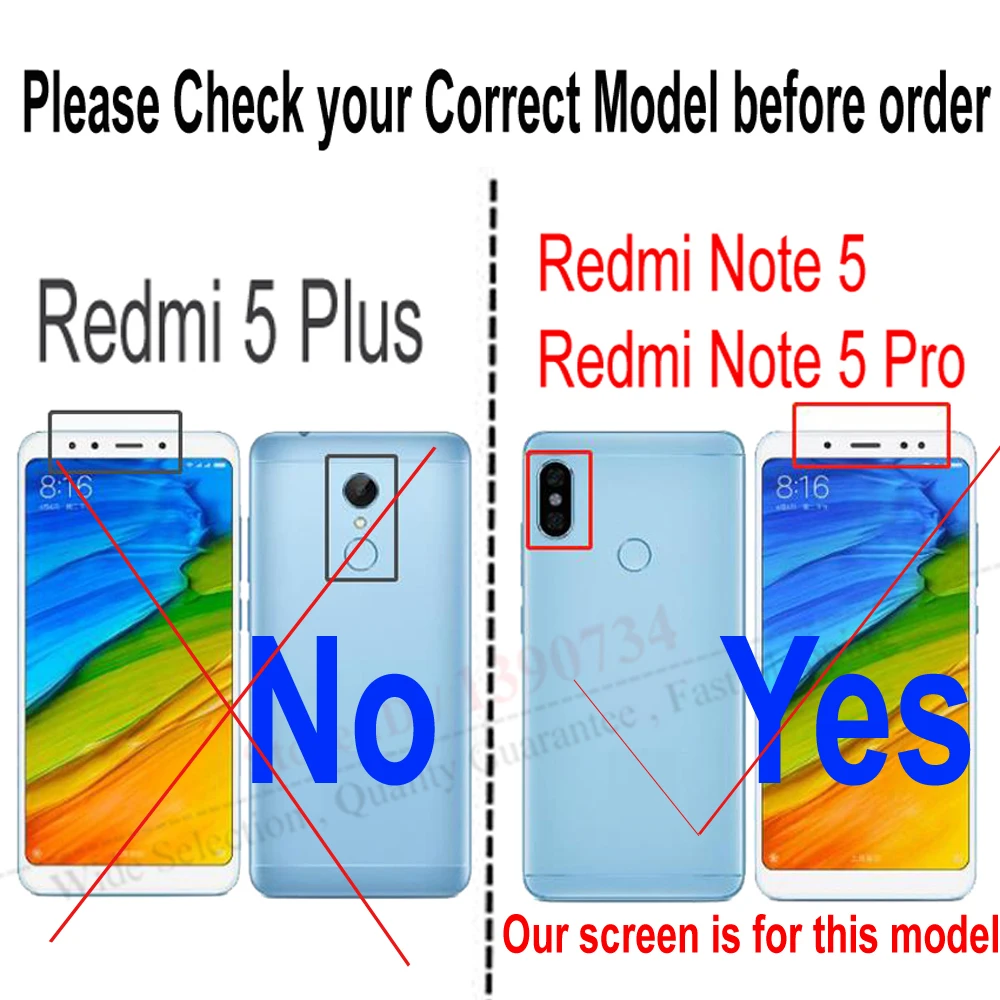Ceny Oryginalny najlepszy Xiaomi Redmi Note 5 Pro MEG7S wyświetlacz LCD 10 punkt montaż digitizera ekranu dotykowego z ramą Hongmi Note5 czujnik