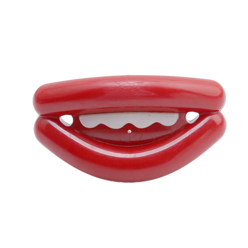 Силиконовые Смешные соски новые детские красные губы поцелуи бутылочка щетка шутка шалость малыша зубы продукты для кормления детей - Цвет: 896274