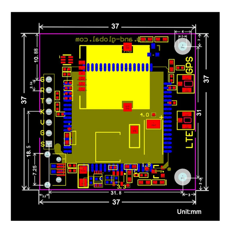 SIM7000E 4G модуль Development Kit, квад-LTE-FDD и двухдиапазонный GPRS/EDGE модуль, NB-IOT Breakout совета, кошка M1 (eMTC)