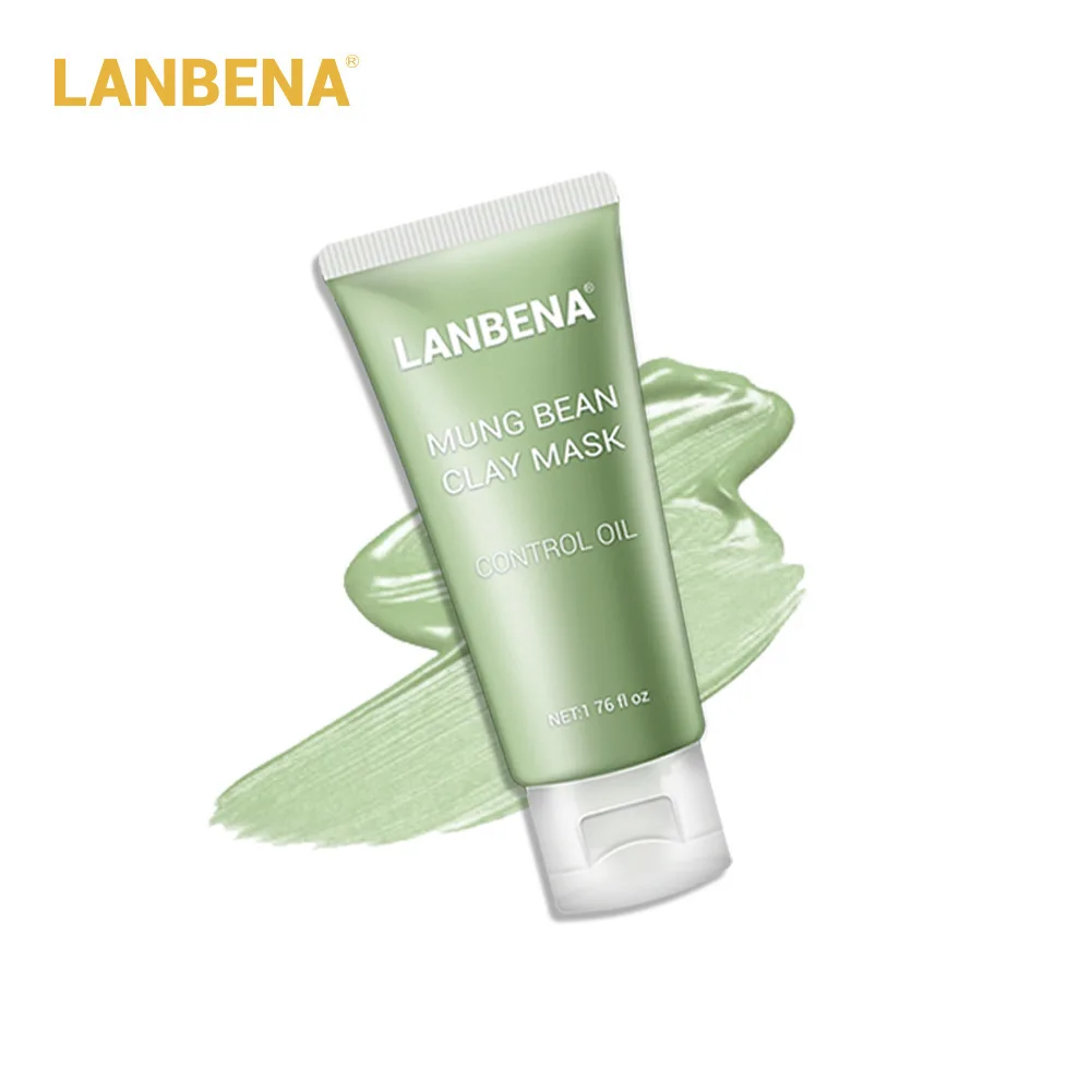 LANBENA Clay Face Mask+Bamboo Charcoal+Blueberry+Rose Deep Cleaning Remove Grease Shrinks Pores Nourishing Skin Care TSLM1 - Цвет: 01
