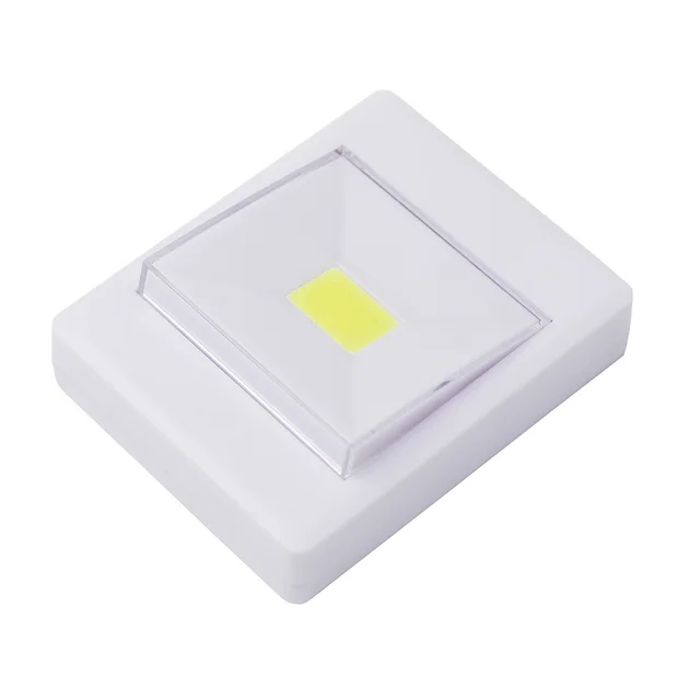4 * AAA Pilas Inalámbrica COB LED Luz de La Noche Interruptor Armario