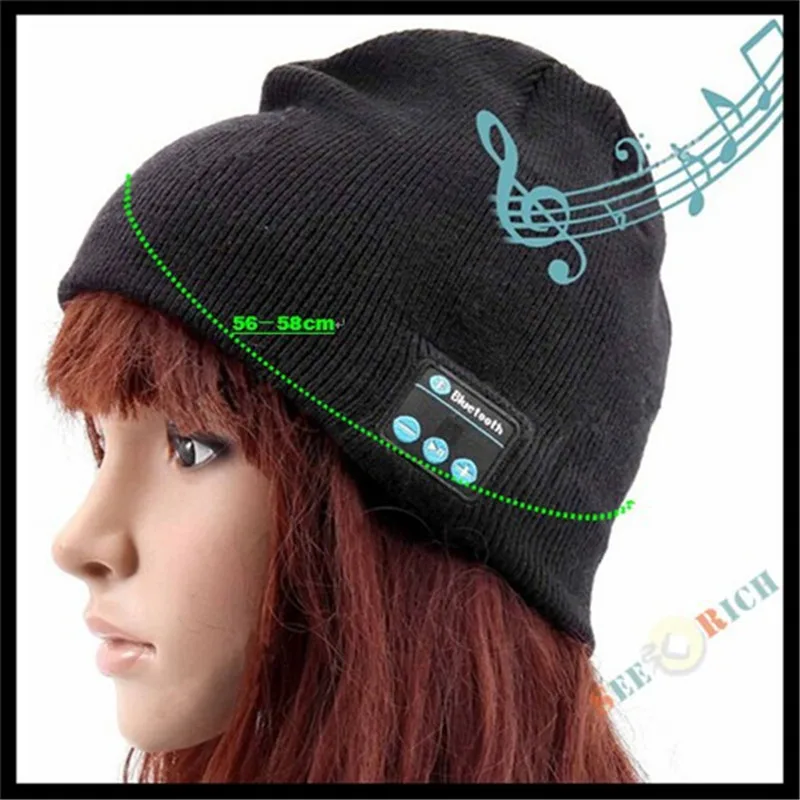 10 шт.! Bluetooth V4.2 Beanie вязаная зимняя шапка для наушников Hands-free Mp3 Спикер микрофон волшебная музыка умная шапка для мальчиков и девочек, мужчин и женщин