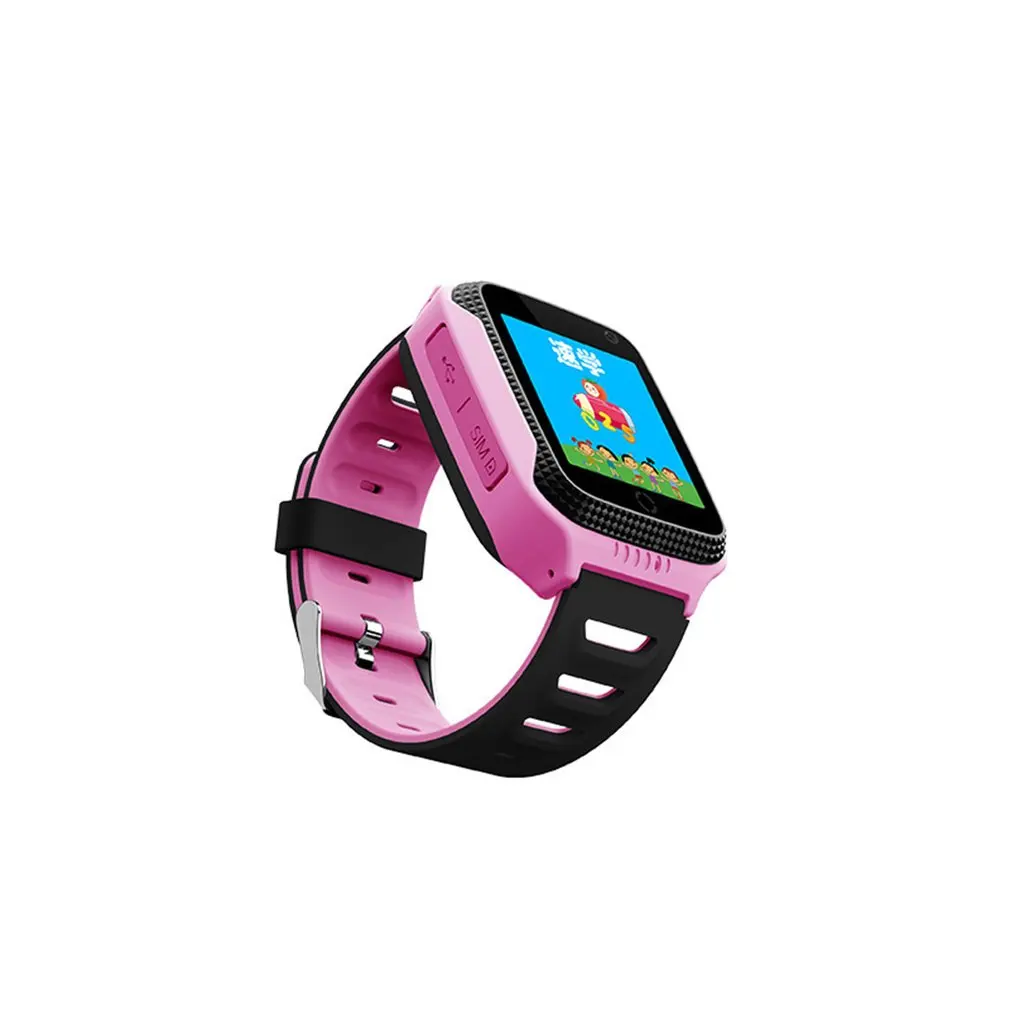 Q529 Smart Child Watch Touch Screen GPS Tracker SOS for Help Anti Lost Monitor Phone Call Wristwatch with LED Light