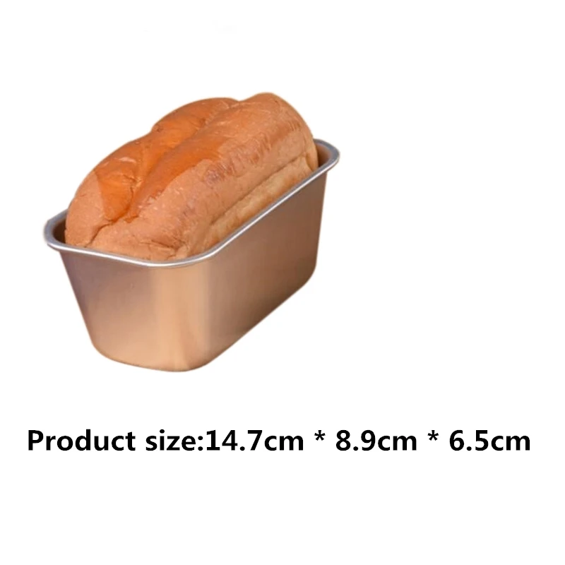 CTREE 14,7 см* 8,9 см* 6,5 см Прямоугольный DIY инструмент для выпечки 6 дюймов тост французский хлеб антипригарная алюминиевая форма для выпечки торт кухня C262 - Цвет: C262 Silver