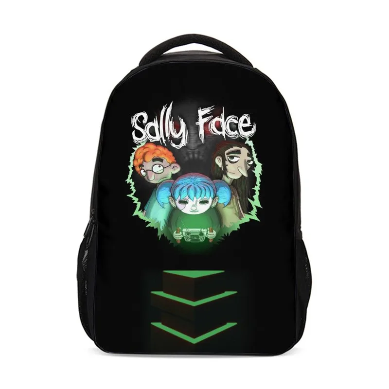 

VEEVANV Backpack For Boys Girls Sally Face 3D Printed School Bag Satchel Plecak Rugzak Rucksack Children Bookbag Casual Daypacks