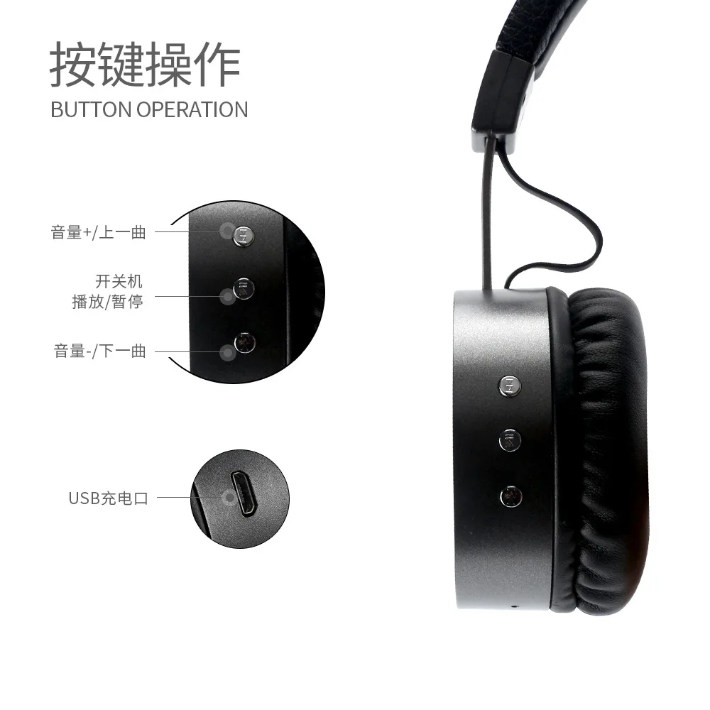 Bluetooth Headphones Active Noise Cancelling Wireless BT4 2 Headset with Super HiFi Deep Bass with micfor Iphone Samsung Xiaomi