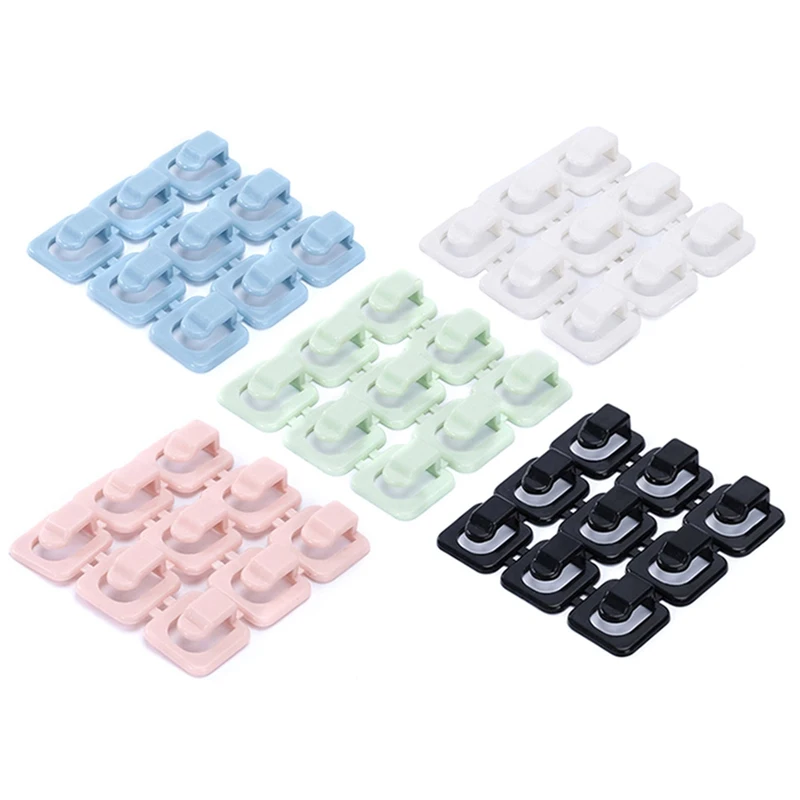 

Car Wire Clip USB Cable 18Pcs Sticker Fixed Clamp Clips Fastener Charger Clasp Retaining In Auto Accessories Holder