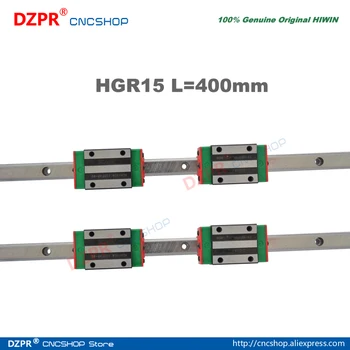 

4Pcs HGH15CA carriage 2Pcs HGR15 400mm 100% genuine original HIWIN linear Guides