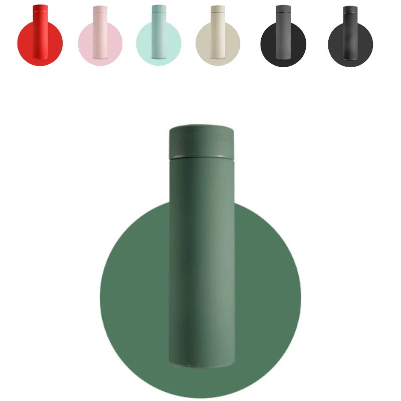 

Rubber Paint Vacuum Flask With Filter Stainless Steel 304 Thermal Cup Coffee Mug Water Bottle Office Business Home Thermo