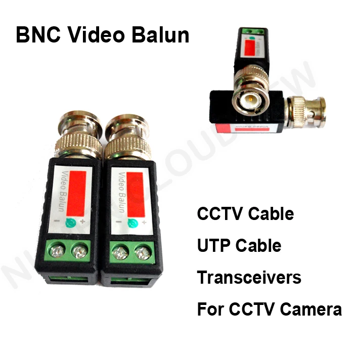 Видео Симметрирующий трансформатор для системы скрытого видеонаблюдения аксессуары UTP CCTV камера витой BNC пассивный приемопередатчик Balun 500 м DVR BNC видео CCTV запасные части системы