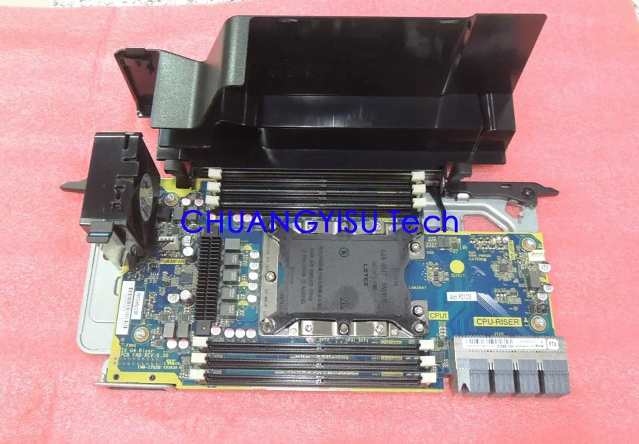 Для оригинальной Z6G4 второй процессор памяти Riser Board 844782-001 858085-001 LGA 3647, идеально работает