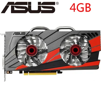 Видеокарта ASUS GTX 960 4 Гб 750 бит GDDR5, графические карты для nVIDIA VGA карты Geforce GTX960 HDMI GTX 950 Ti 1050 1060, б/у