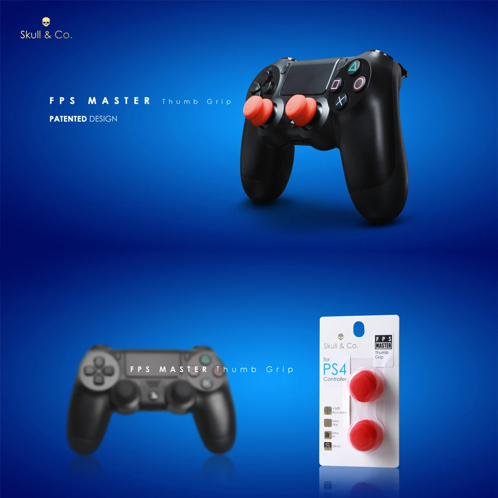 Skull& Co. Thumb Grip джойстик Крышка FPS Master Thumbstick Крышка для контроллера PS4