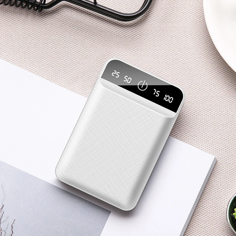Внешний мини аккумулятор с двумя USB портами на 10000 мА · ч|Внешние аккумуляторы| |
