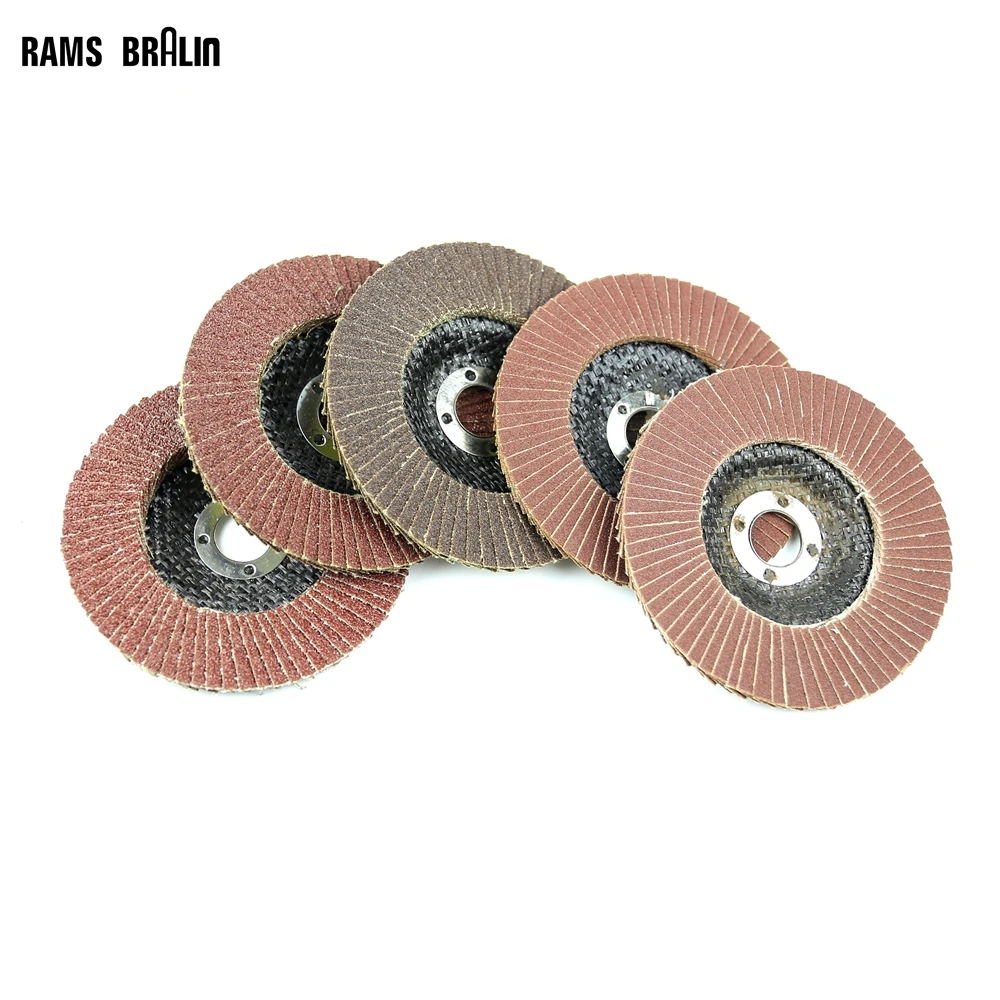 10 pieces 4"*16mm P60 240 Abrasive Flap Disc T27 Angle Grinder