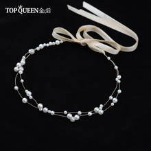 TOPQUEEN HP36 свадебная диадема Свадебный ободок Головные уборы свадебная диадема свадебные аксессуары для волос; свадебные Головные уборы