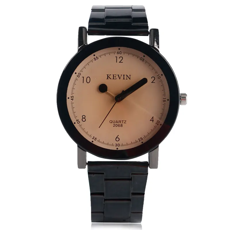 

KEVIN Black/Sandy Beige Dial Women Quartz Watches Special Design Analog Casual Men Watch Sport Fashion Relogio Masculino