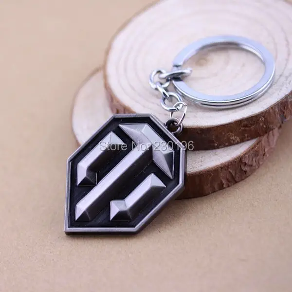 Llaveros Keychain Metal World of Tank Key Chain Chaveiro Keyring WOT Key Rings Men 
