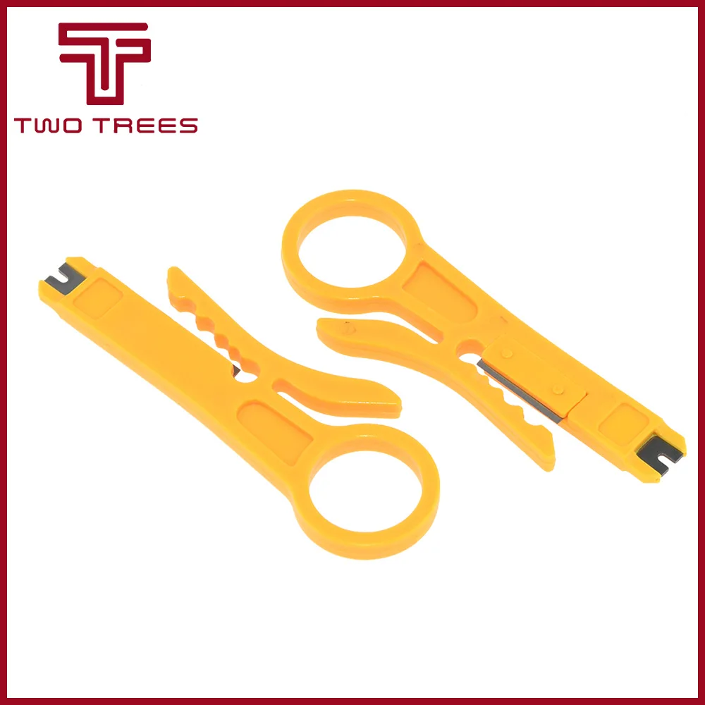 

2pcs Mini Portable Wire Stripper Knife Crimper Pliers Crimping Tool Cable Stripping Wire Cutter Multi Tools Cut Line 3D printer