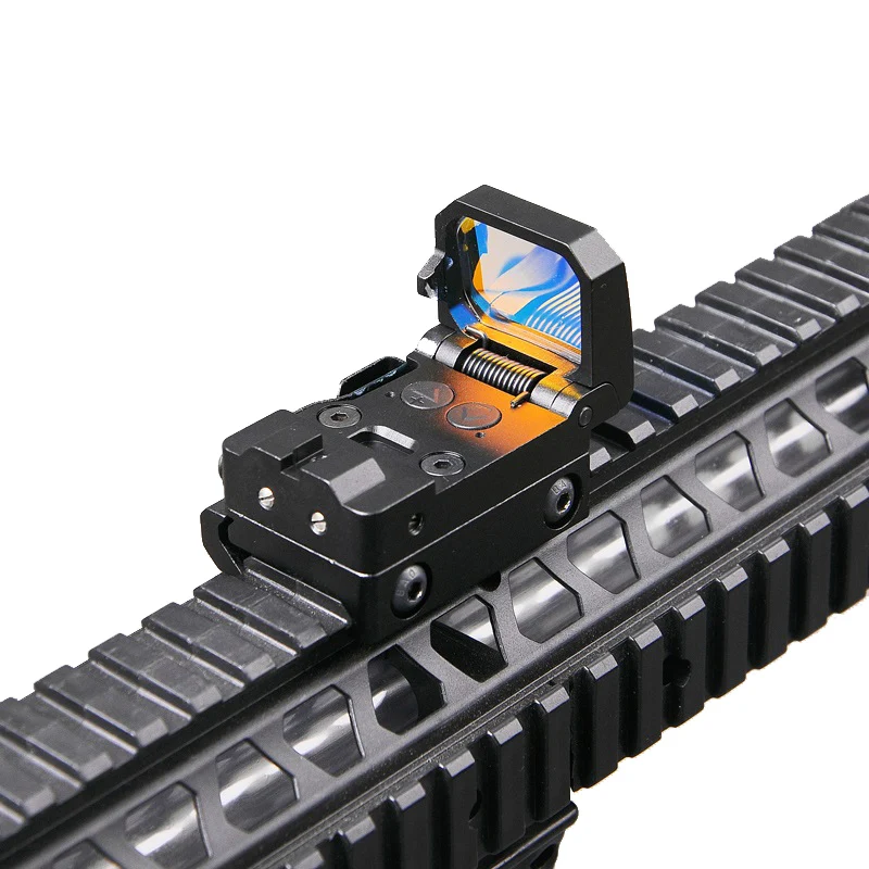 

RMT Flip Red Dot Sight VISM Pistol Scope Folding Reflex Red Dot Sight High-quality 10 level Brightness Adjustment with Mount