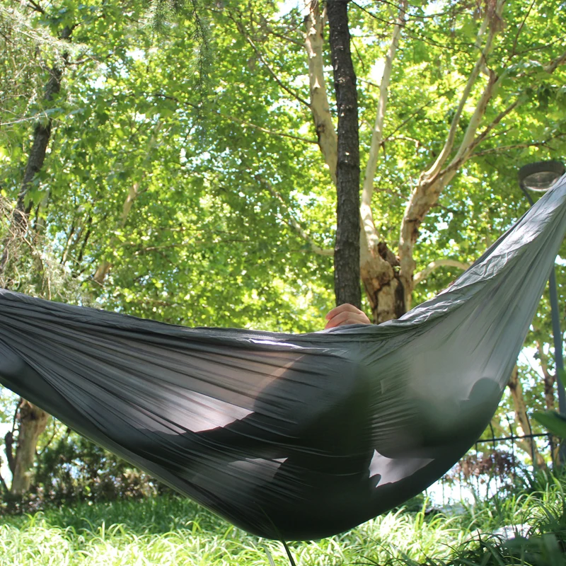 Hammock for Camping Single Double Hammocks Gear For Outdoors Survival Travel Portable Lightweight Parachute Nylon Many Colors