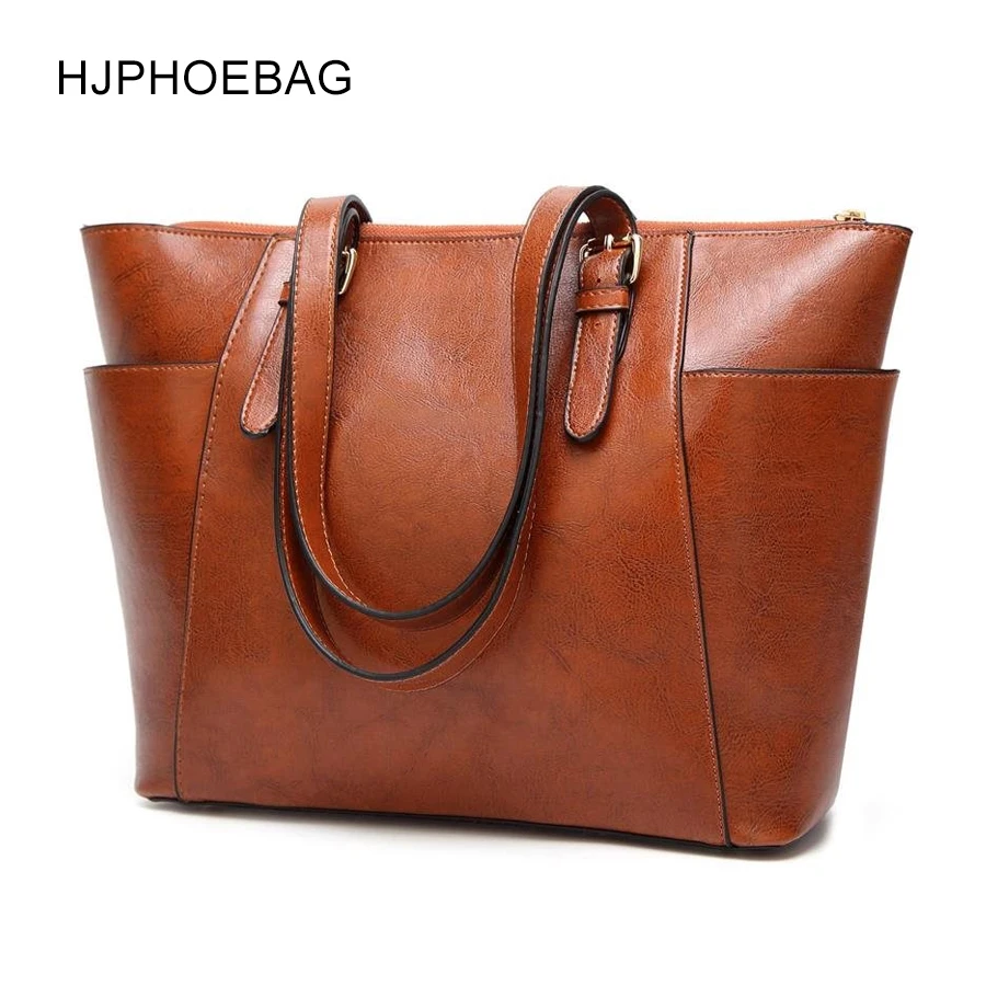 

HJPHOEBAG Women Messenger Bags PU Casual Handbags Female Designer Bag Size Tote Shoulder Bag High Quality bolsos mujer YC077