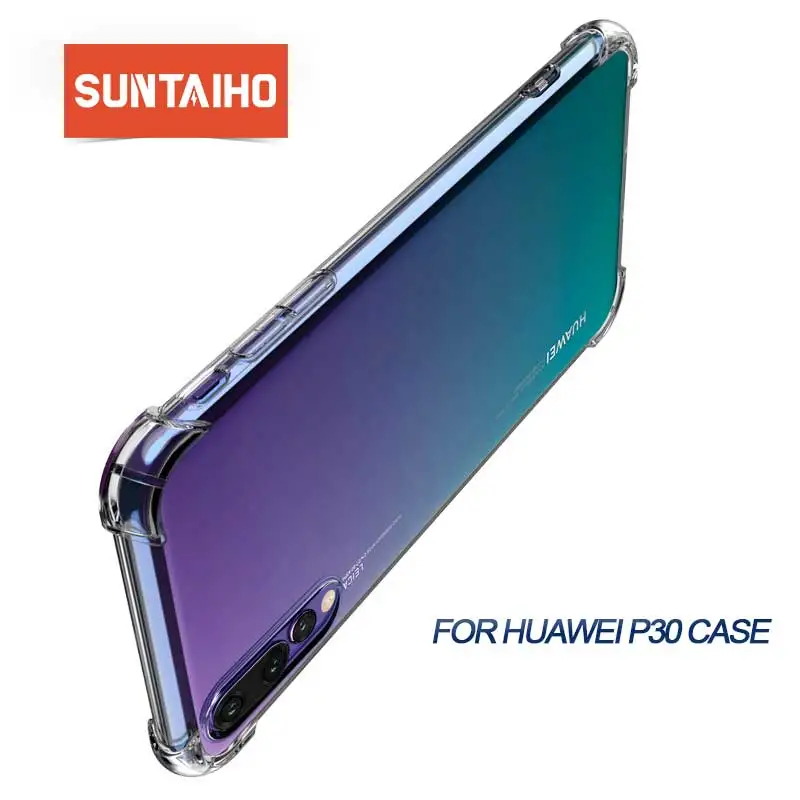 

Suntaiho For Huawei P30 P30 pro P20 Pro P20 lite Mate 20 lite TPU Soft Case p smart 2019 Anti-knock Case