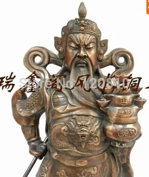 

Bronze statue copper guan gong decoration mammographies lucky guan gong technology gift
