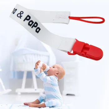 

Baby Boy Girl Pacifier Soother Nipple Leash Strap Chain Newborn Clip Holder New