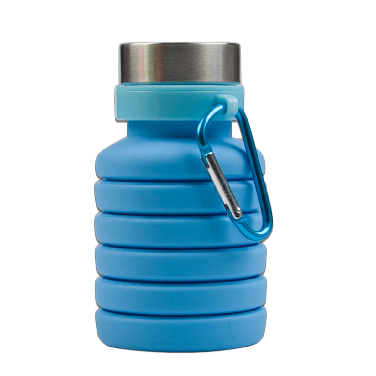 500 мл портативная силиконовая бутылка для воды Выдвижная складная бутылка для кофе на открытом воздухе питье для путешествий складной спортивный для напитков чайник - Цвет: A