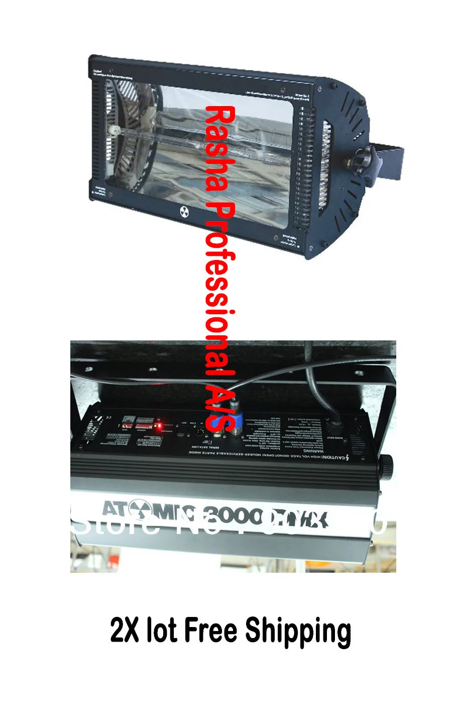 2X Lot Free Shipping Martin Atomic Power Xenon DMX 3000W strobe light Martin Atomic Xenon DMX