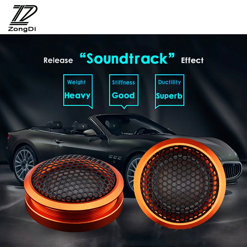 

ZD Modified Car audio Speaker Silk car tweeter For Seat Leon Ford Focus 2 Fiesta Ranger Citroen C4 C5 lada granta accessories