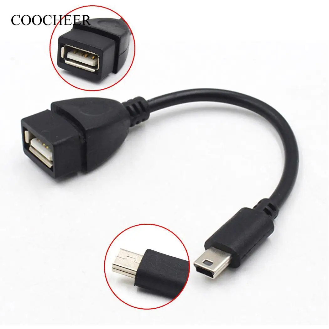 Кабель переходник для зарядки порта 2 0 преобразования в кабель Mini USB OTG Data V3 аудио
