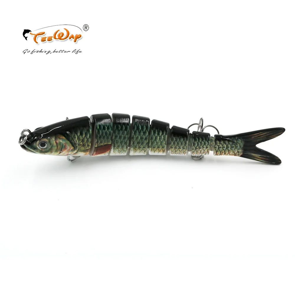 

2pcs/lot New Product Fishing Lure 8 Segment Swimbait Crankbait Hard Bait Slow 30g 14cm Fishing hook Fishing Tackle FL8-C05